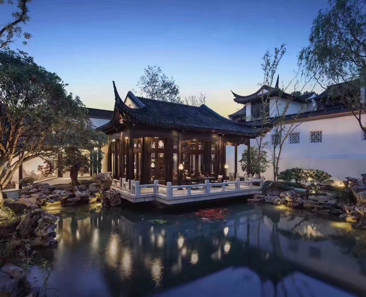 中式古建廊亭假山,苏式园林古建筑,中式园林景观设计公司,苏式园林景观工程,市政园林-苏州雍景园林古建景观有限公司